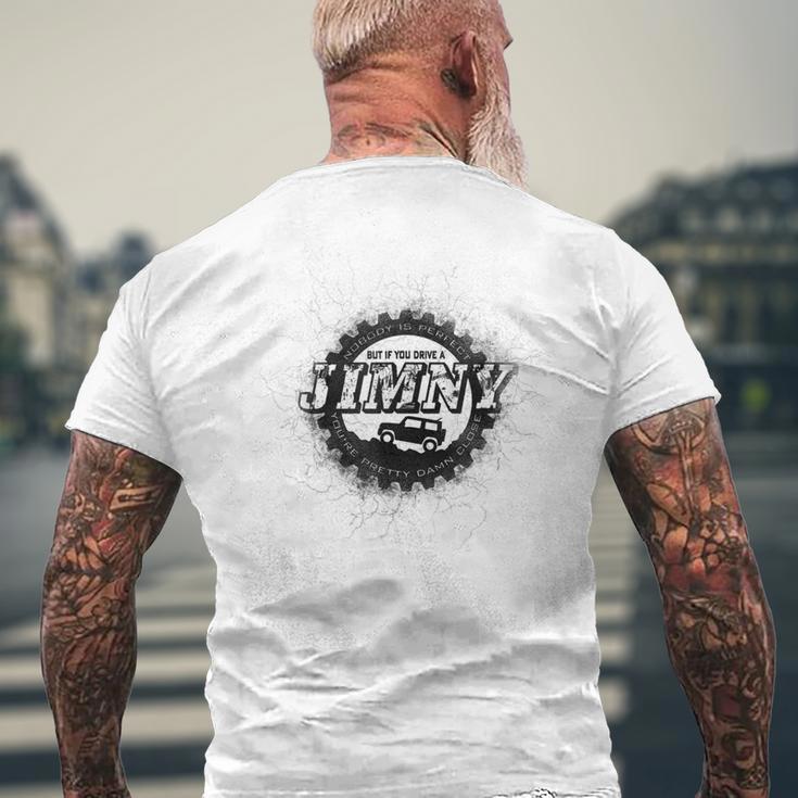No One Is Perfect Jimny Jb74 オフロード 4X4 面白いデザイン メンズTシャツ バックプリント 高齢者への贈り物