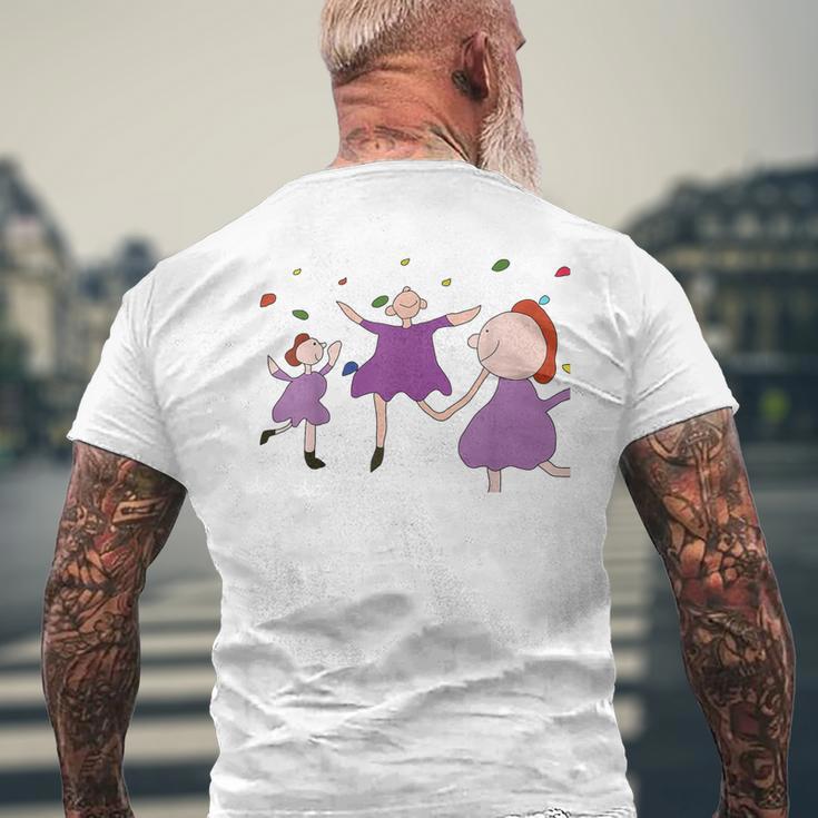 Shunsukeオリジナル バレエ メンズTシャツ バックプリント 高齢者への贈り物