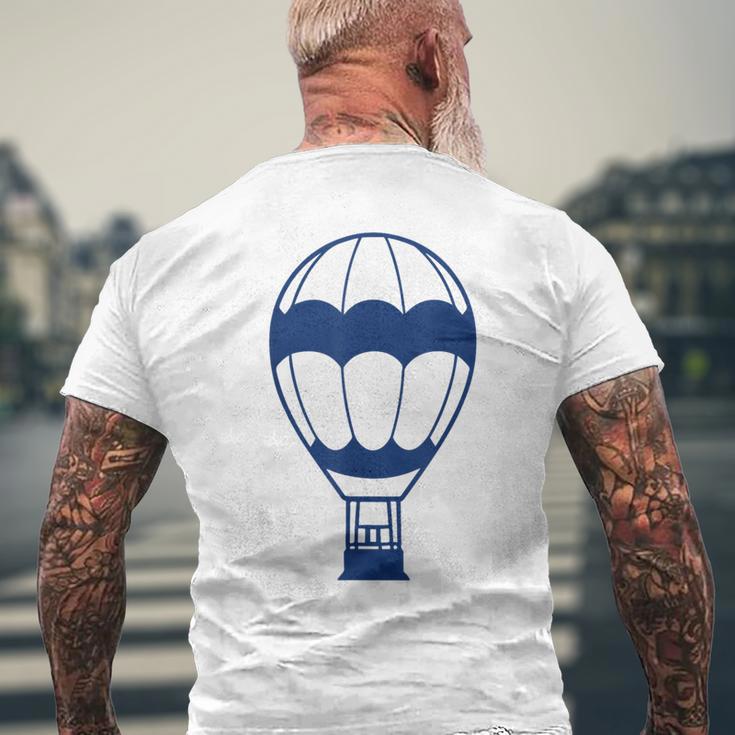 Simple Hot Air Balloon 熱気球 面白い シンプル ミニマリスト 気球 熱気球 メンズTシャツ バックプリント 高齢者への贈り物