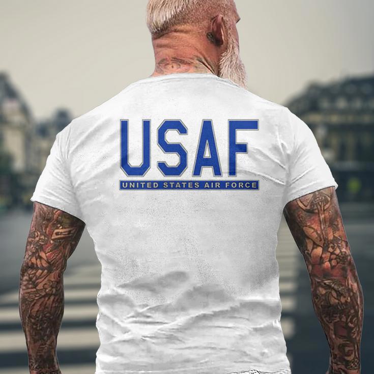 Usaf 米国空軍 メンズTシャツ バックプリント 高齢者への贈り物