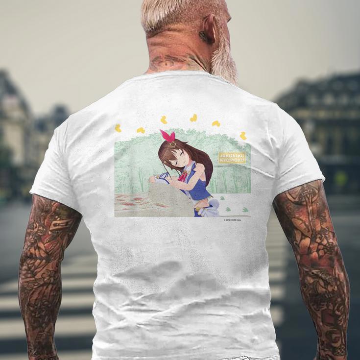 【ときのそら】ホロぐら名場面 メンズTシャツ バックプリント 高齢者への贈り物