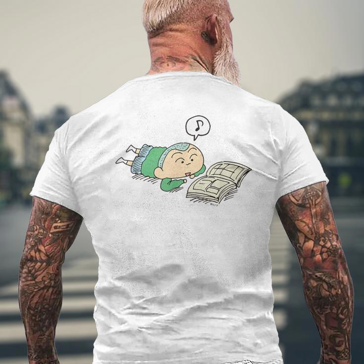 【まんが】クレヨンしんちゃん ごきげんマサオくん メンズTシャツ バックプリント 高齢者への贈り物