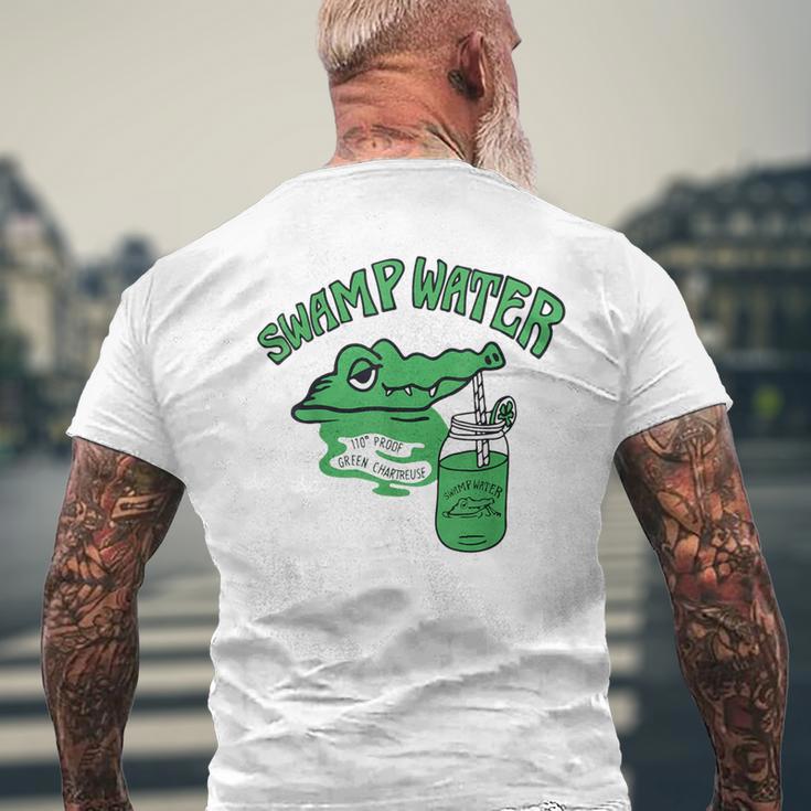 かわいいワニのクロコダイルグラフィックジャングルtシャツtシャツ メンズTシャツ バックプリント 高齢者への贈り物