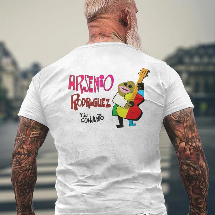 アルセニオ・ロドリゲス・イ・ス・コンフント・サルサ・チャラナガキューバ メンズTシャツ バックプリント 高齢者への贈り物