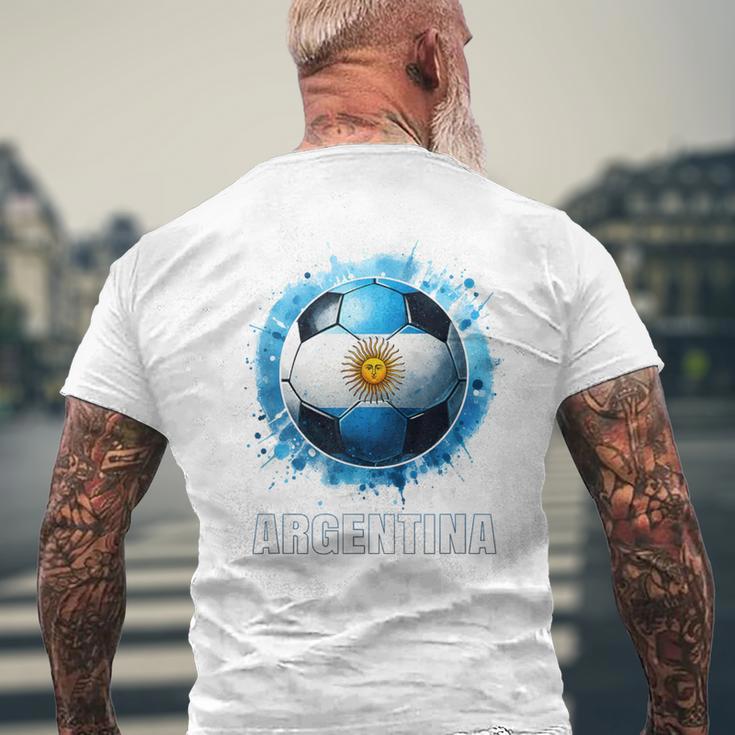 アルゼンチン ボールシャツ アルゼンチン プレーヤー ボーイズ アルゼンチン メンズTシャツ バックプリント 高齢者への贈り物
