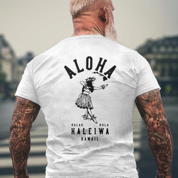 アロハ フラクラブ ハレイワ ハワイ 長袖tシャツ メンズTシャツ バックプリント 高齢者への贈り物