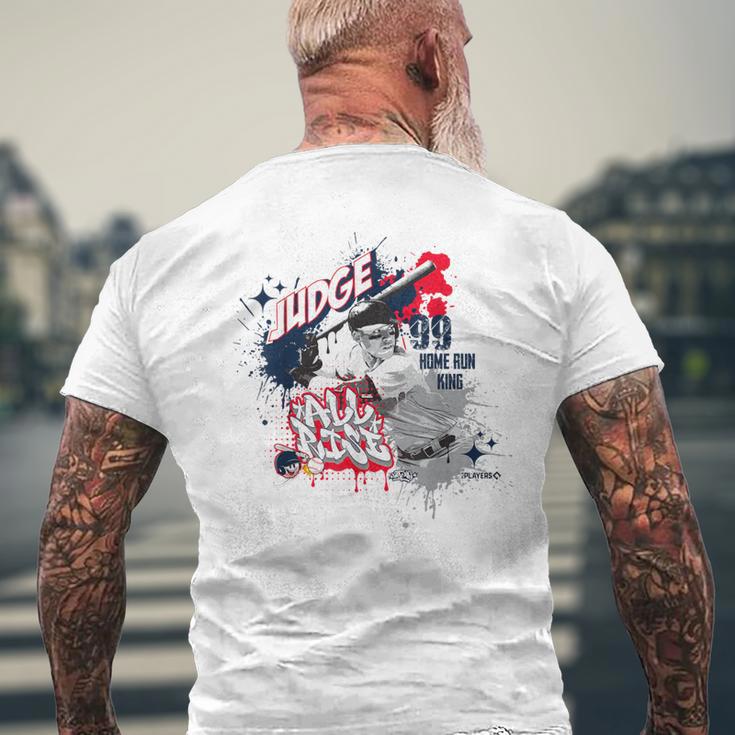 アーロン・ジャッジ・ニューヨーク・ベースボール・スケット・ワン×Mlb選手 メンズTシャツ バックプリント 高齢者への贈り物