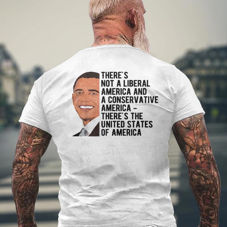 オバマ引用アメリカンギフト メンズTシャツ バックプリント 高齢者への贈り物