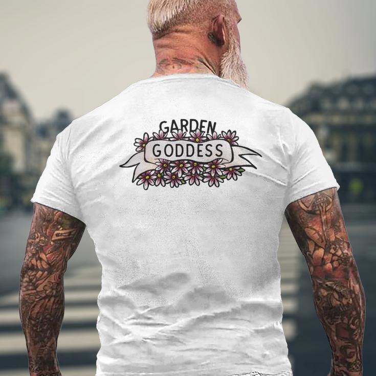 ガーデンゴッデス キュート 長袖tシャツ メンズTシャツ バックプリント 高齢者への贈り物
