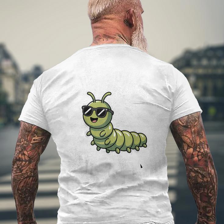キャタピラー ごっこ おもしろキャタピラー メンズTシャツ バックプリント 高齢者への贈り物