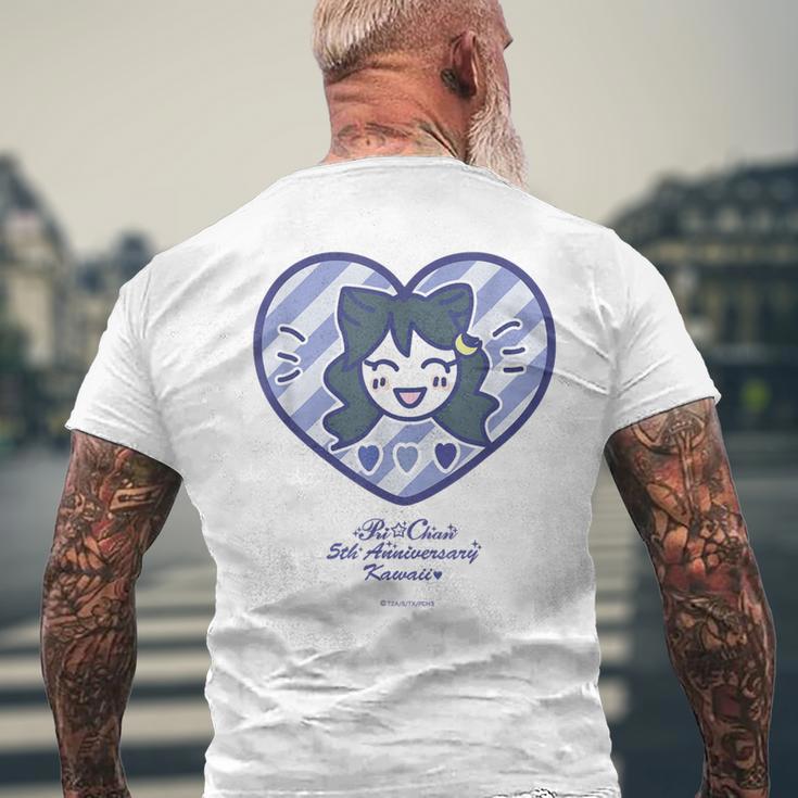キラッとプリチャン かわいいシール ルルナ メンズTシャツ バックプリント 高齢者への贈り物