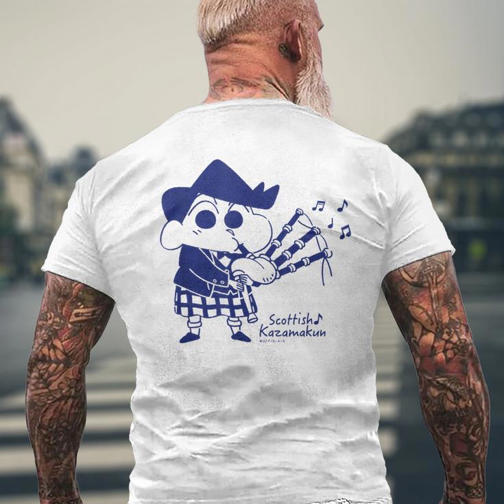 クレヨンしんちゃん スコティッシュ風間君 メンズTシャツ バックプリント 高齢者への贈り物