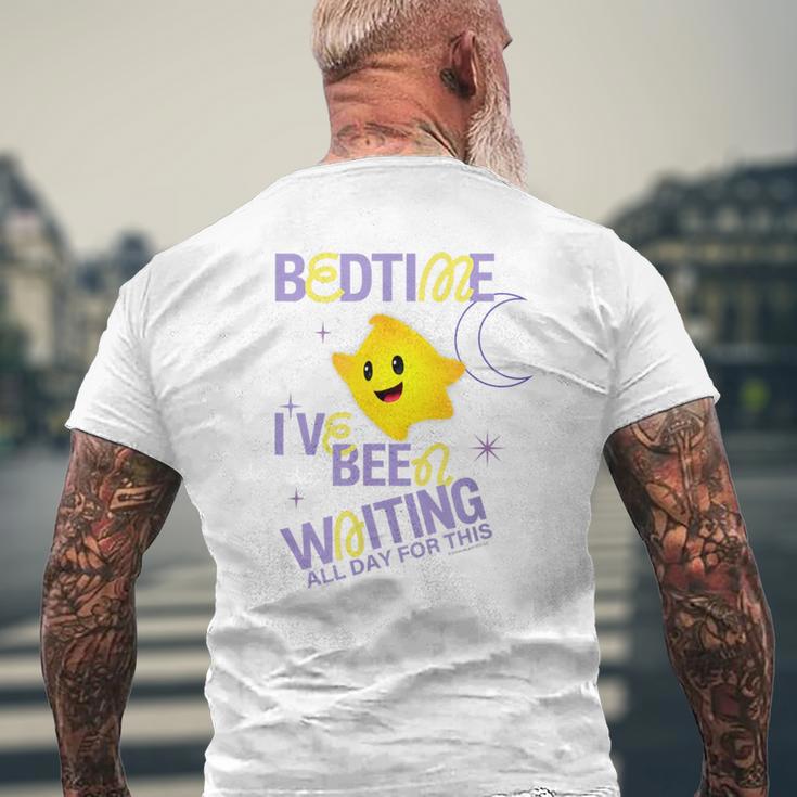 ザ・スーパーマリオギャラクシー・ムービー Yellow Luma Bedtime メンズTシャツ バックプリント 高齢者への贈り物