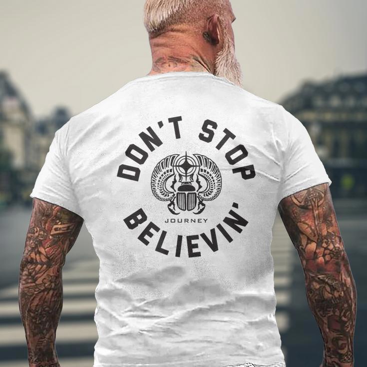 ジャーニーアメリカンロックバンド ドント・ストップ Believinong Papl2804 メンズTシャツ バックプリント 高齢者への贈り物