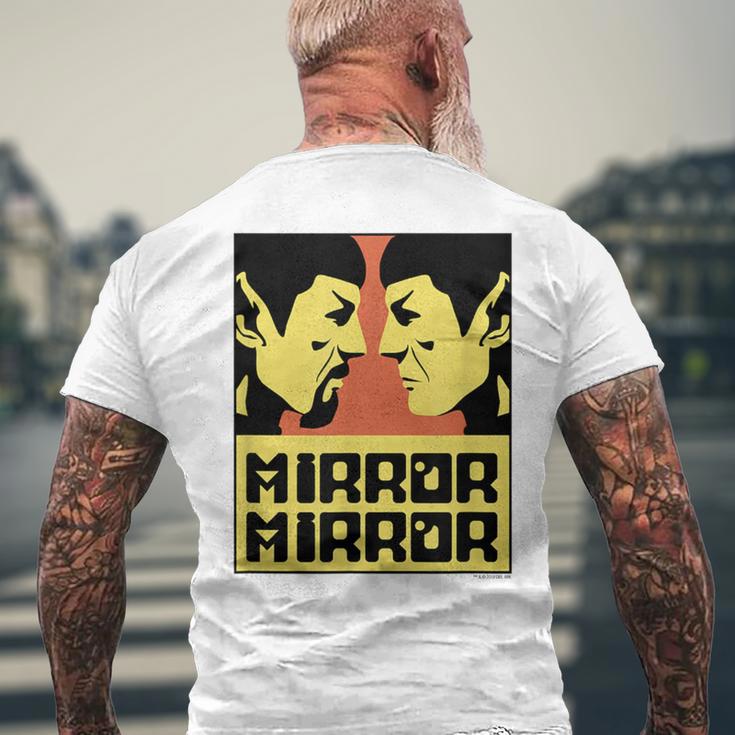 スタートレック オリジナルシリーズ ミラーミラー メンズTシャツ バックプリント 高齢者への贈り物