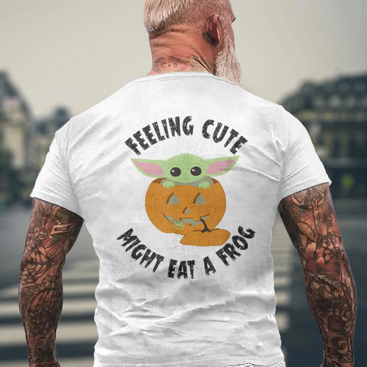 スター・ウォーズ マンダロリアン ハロウィン グルーグ かわいい メンズTシャツ バックプリント 高齢者への贈り物