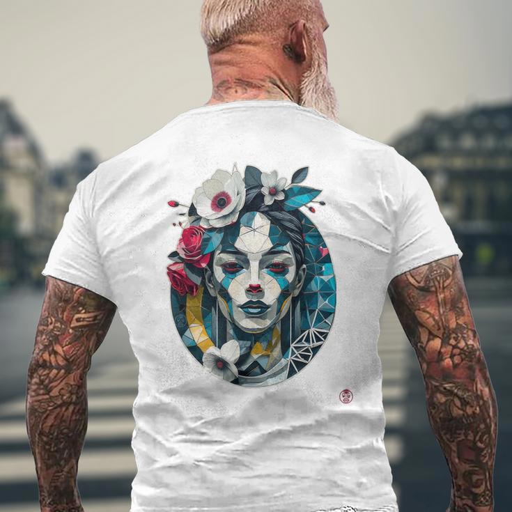 スピリットガイド 森の妖精 メンズTシャツ バックプリント 高齢者への贈り物