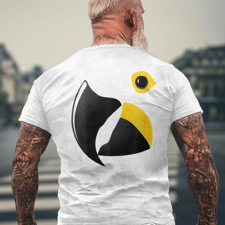 スミレコンゴウインコ メンズTシャツ バックプリント 高齢者への贈り物
