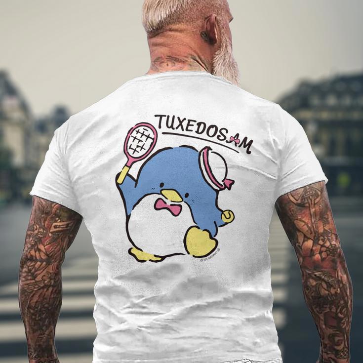 タキシードサム テニス 長袖tシャツ メンズTシャツ バックプリント 高齢者への贈り物