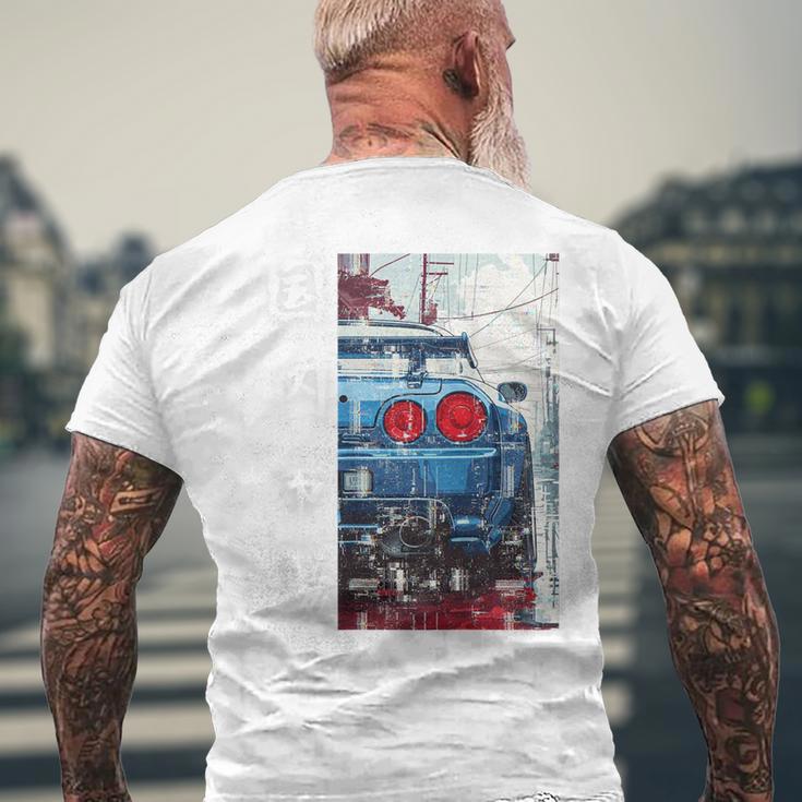 バックプリント ディストレス Jdm ドリフトカー 日本国内市場 メンズTシャツ バックプリント 高齢者への贈り物