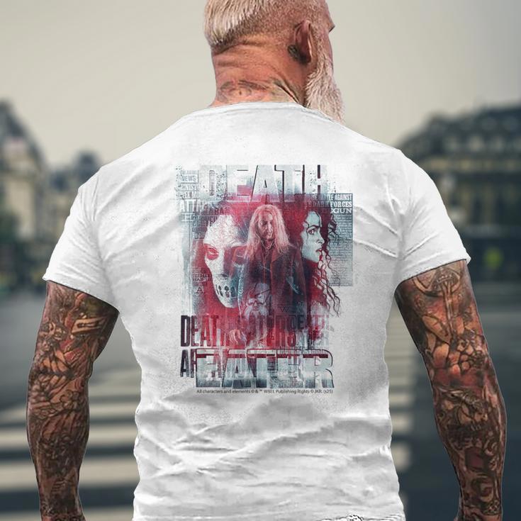ハリーポッター ハロウィンデザイン デスイーター メンズTシャツ バックプリント 高齢者への贈り物