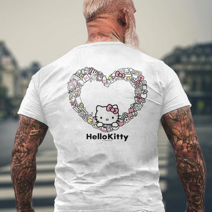 ハローキティ Usデザイン ハート 長袖tシャツ メンズTシャツ バックプリント 高齢者への贈り物