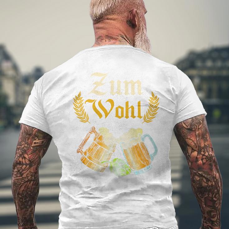 バックプリント ビンテージ ビールを飲む人やビール愛好家に乾杯 メンズTシャツ バックプリント 高齢者への贈り物