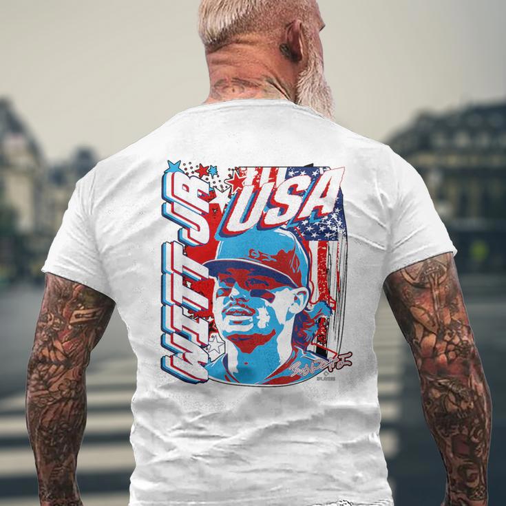 ボビー・ウィット・ジュニアインターナショナル・ベースボールアメリカ Mlbpa メンズTシャツ バックプリント 高齢者への贈り物