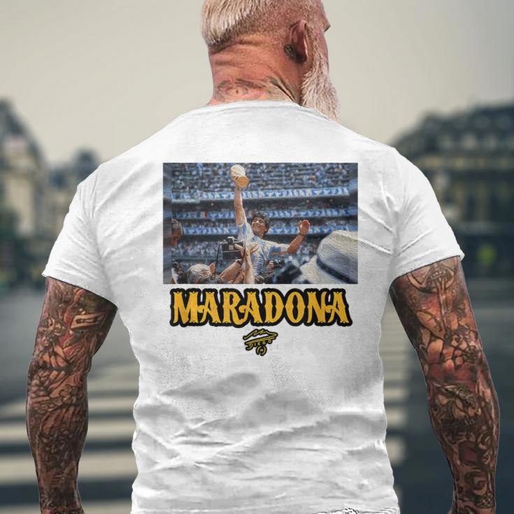 マラドーナ世界チャンピオン メンズTシャツ バックプリント 高齢者への贈り物