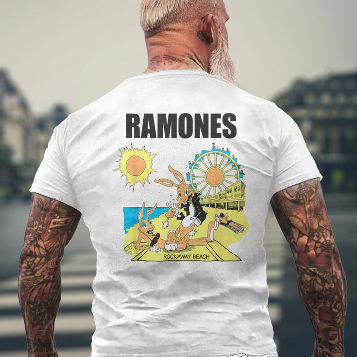 ラモーンズ ロックアウェイ ビーチ メンズTシャツ バックプリント 高齢者への贈り物
