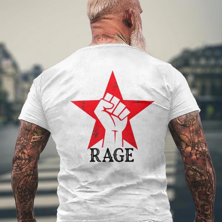 レイジ・アゲインスト・ザ・ミュージック ヴィンテージ クラシック マシンスタイル メンズTシャツ バックプリント 高齢者への贈り物
