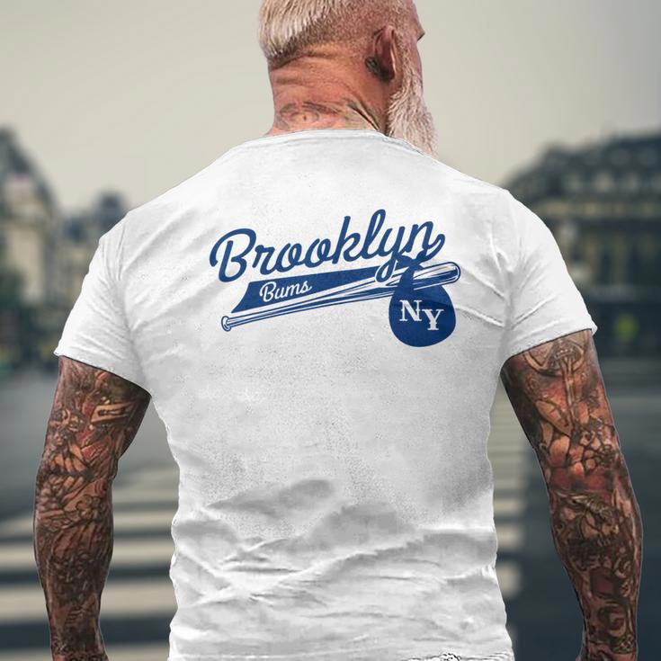 レトロ ブルックリン バムス ニューヨーク 野球 エベッツ フィールド メンズTシャツ バックプリント 高齢者への贈り物