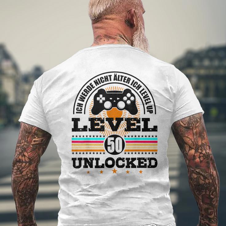 レベル50 I Will Not Older I Level Up 50Th Birthday メンズTシャツ バックプリント 高齢者への贈り物