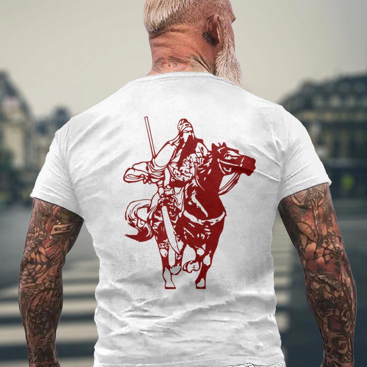 中国三国志将 関羽 関雲昌 メンズTシャツ バックプリント 高齢者への贈り物