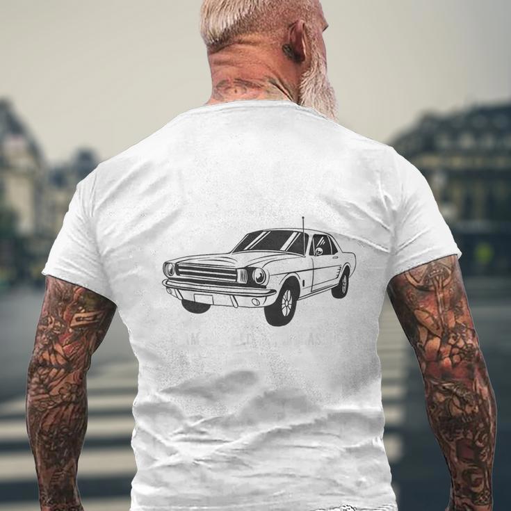 古希祝い 車好き 父 男性 おしゃれ クラシックカー 70歳 I'm Not Old I'm Classic メンズTシャツ バックプリント 高齢者への贈り物