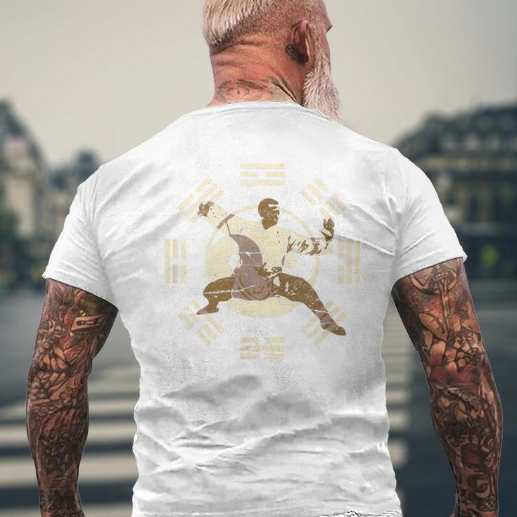 太極拳 太極拳 中華武道 メンズTシャツ バックプリント 高齢者への贈り物