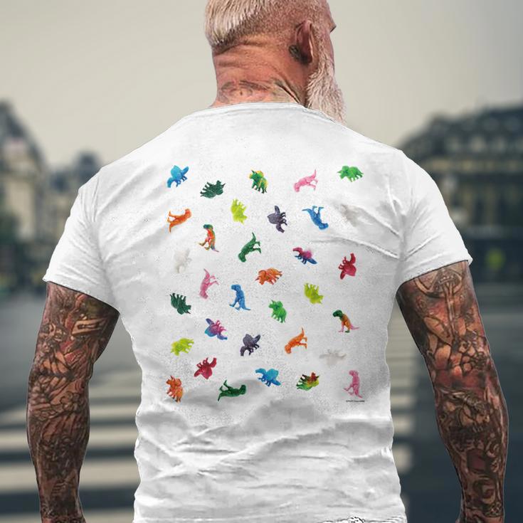 恐竜 Dinosaur パターン メンズTシャツ バックプリント 高齢者への贈り物