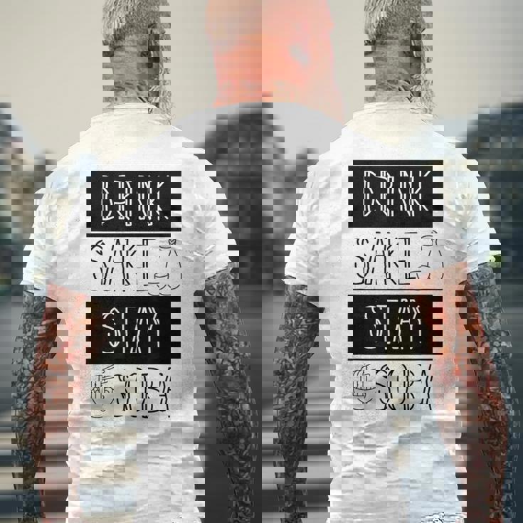 酒飲みそばそば Drinkake Andtayoba メンズTシャツ バックプリント 高齢者への贈り物