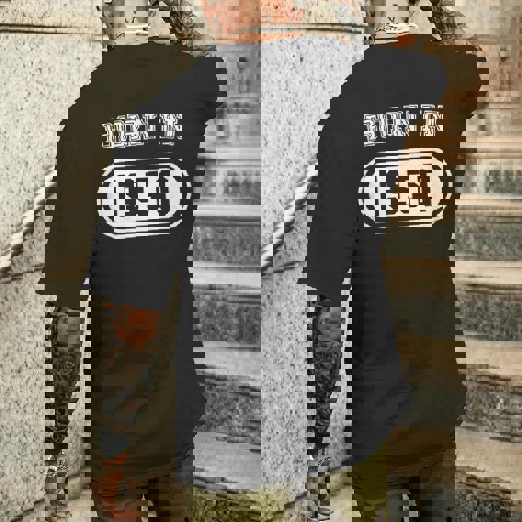 1950年生まれ メンズTシャツ バックプリント 彼への贈り物