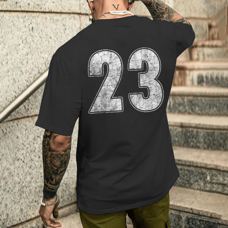 23 ジャージ ナンバー23 ユニフォーム 大ファン好きな選手 メンズTシャツ バックプリント 彼への贈り物