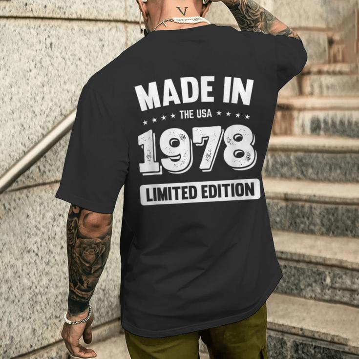 40歳の誕生日ギフトtシャツ Made In 1978 1978 シャツ メンズTシャツ バックプリント 彼への贈り物