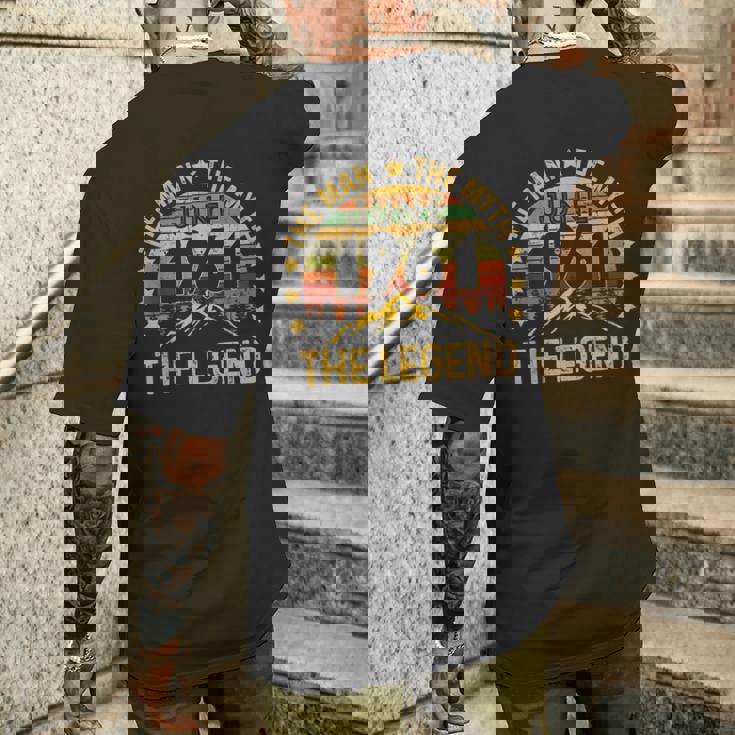 60 Years Old Birthday The Man Myth Legend 1961年6月 メンズTシャツ バックプリント 彼への贈り物