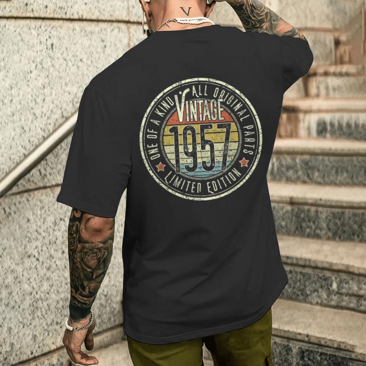 69歳 ヴィンテージ 1957年限定版 69歳の誕生日 メンズTシャツ バックプリント 彼への贈り物