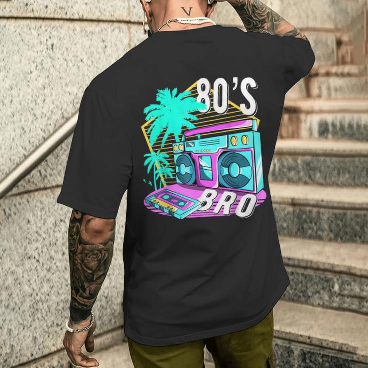 80年代ブロ レトロヴィンテージ I Love 80年代ディスコ 1980年代コスチューム パーティー メンズTシャツ バックプリント 彼への贈り物
