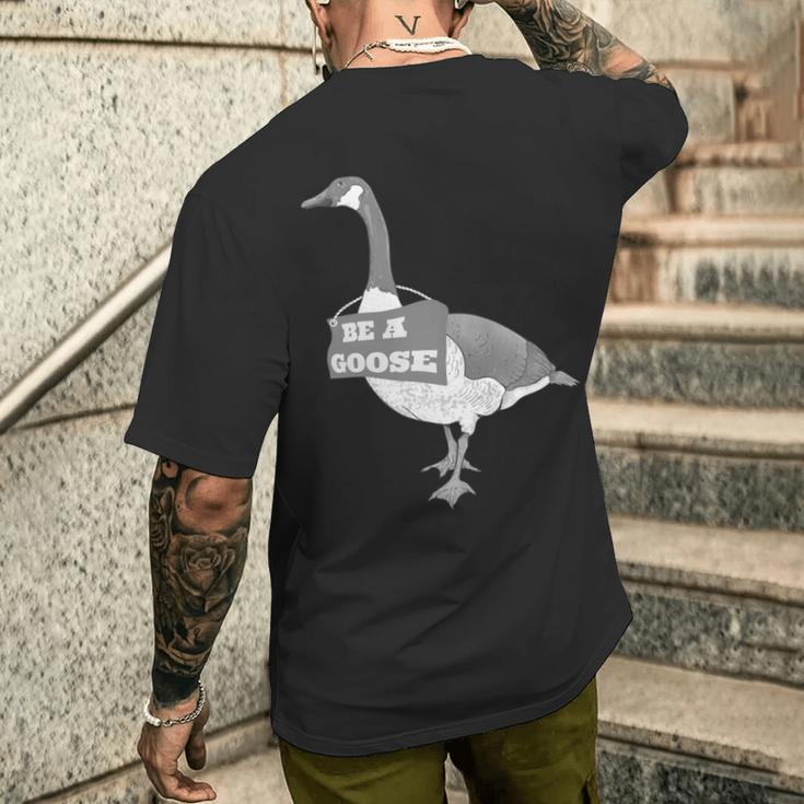 Be A Goose 長袖tシャツ メンズTシャツ バックプリント 彼への贈り物