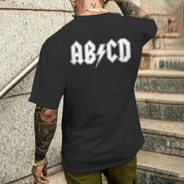 Abcd Adcd パロディ メンズTシャツ バックプリント 彼への贈り物
