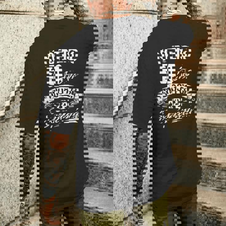 I Am Not 50歳 I Have 18 With 32 Experience 誕生日 メンズTシャツ バックプリント 彼への贈り物