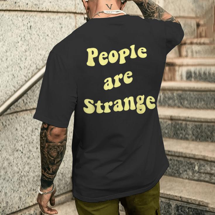 Awesome People Aretrangeong 歌詞にインスパイアされた メンズTシャツ バックプリント 彼への贈り物