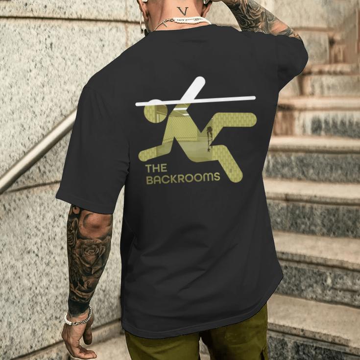 Backroomsのグラフィック。 長袖tシャツ メンズTシャツ バックプリント 彼への贈り物