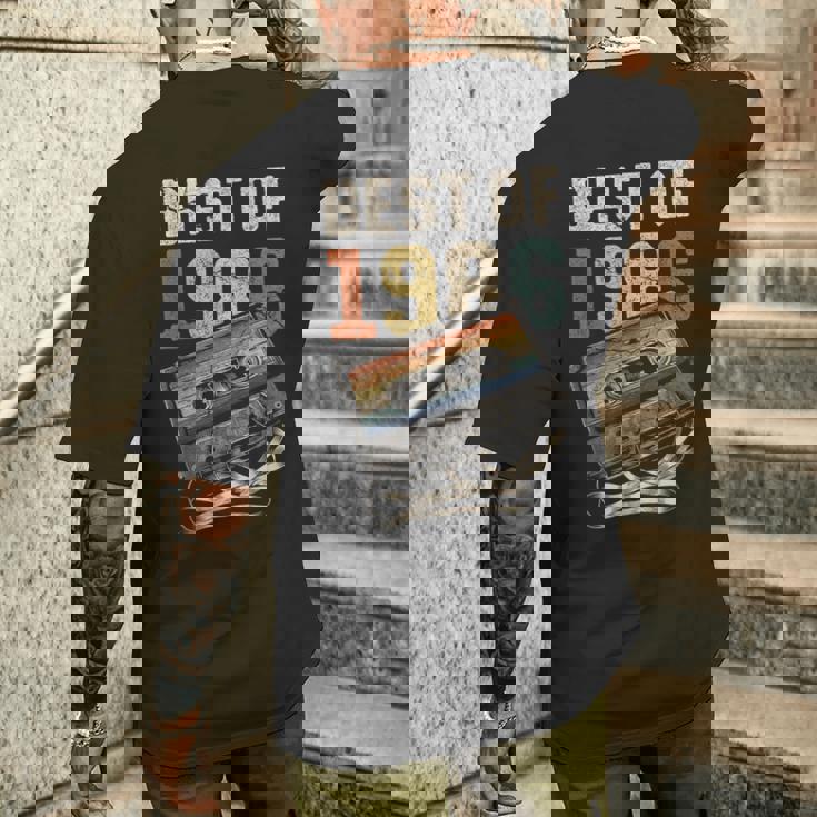 Best Of 1986 カセットテープ 40年 音楽 レトロ 誕生日 メンズTシャツ バックプリント 彼への贈り物